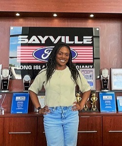 Receptionist LaToya Darden-Dixon in Staff at Sayville Ford